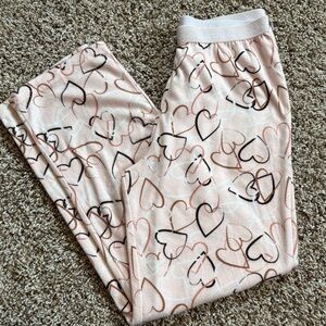 🤍5 for 20$ Calvin Klein Girls Pink Heart Lounge Pajama Pants Size Medium 7/8